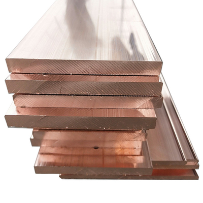 QSn6.5-0.1 Tin Plated Copper Bar QSn4-0.3 Brushed Brass Bar H59 For Decoration